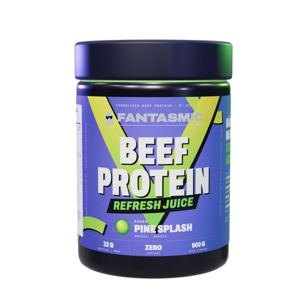 Pote Beef Protein Refresh Juice Pine Splash — frente