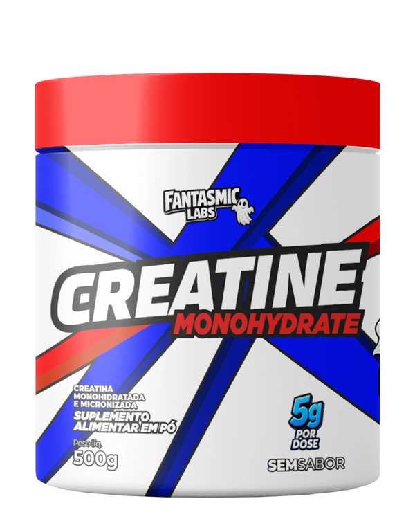 Creatina Monohidratada Pura Fantasmic, pote 500 g