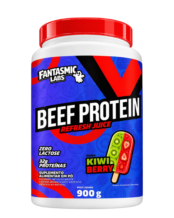 Beef Protein Refresh Juice Kiwi Berry, pote 900 g