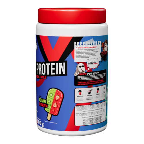 Pote Beef Protein Kiwi Berry em 3/4