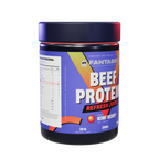 Pote Beef Protein Refresh Juice Kiwi Berry — em 3/4 com a tabela nutricional