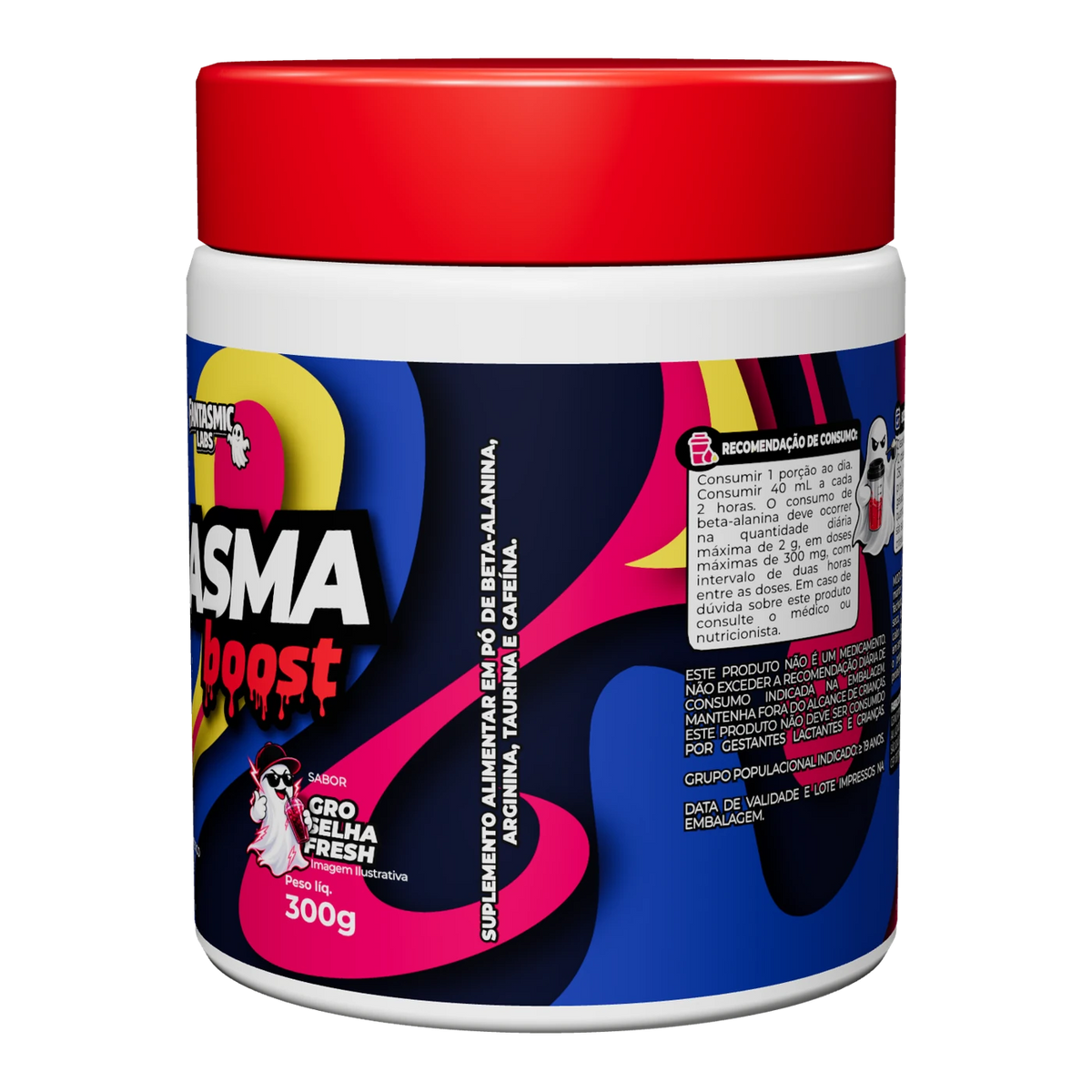 Pote Plasma Boost Groselha Fresh em 3/4